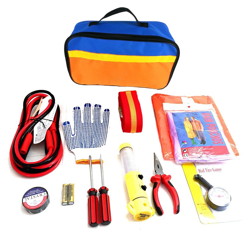 Auto Safety Emergency Kit (12 pieces)
