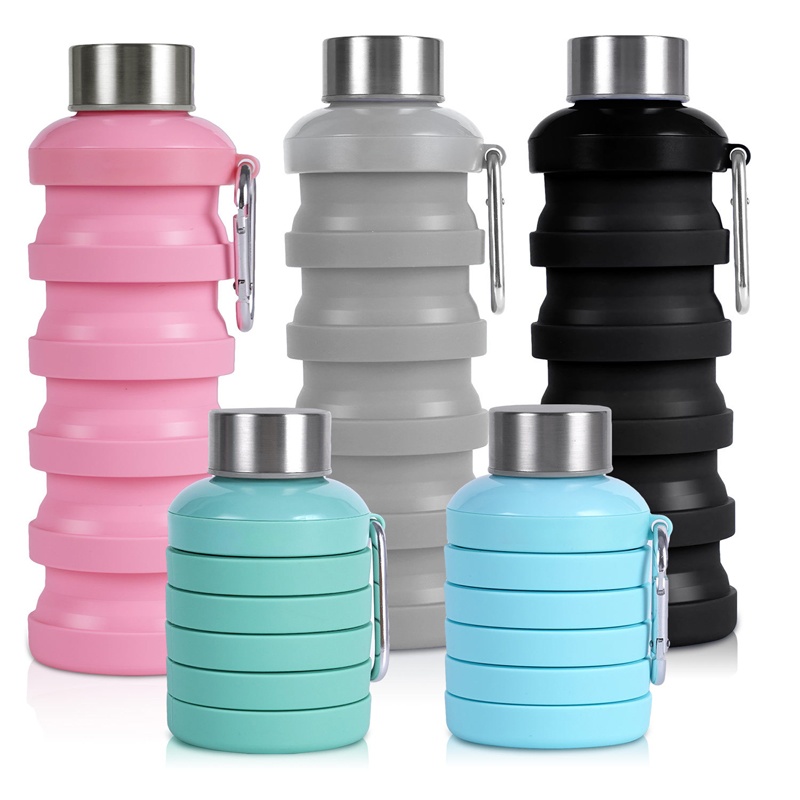 17oz Foldable Portable Lightweight Silicone Sports Cup