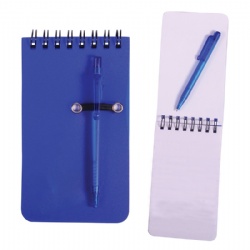 Pocket Notebook Jotter w/Pen