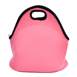 Portable Neoprene Zippered Lunch Bag