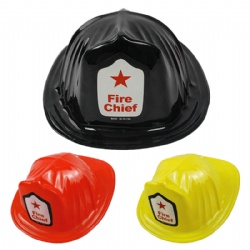 Red Plastic Firefighter Hat