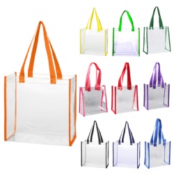 Clear Stadium Open Tote Bag