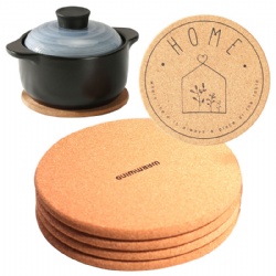 Round Cork Heat Insulation Mat