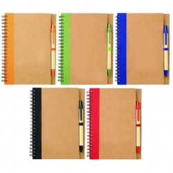 Eco Spiral Notebook with Pen