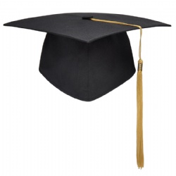Universal Graduation Cap with Tassels