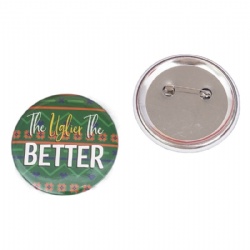 Round Metal Brooch Medal School Badge