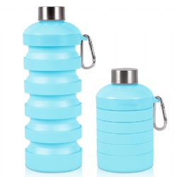 17oz Foldable Portable Lightweight Silicone Sports Cup